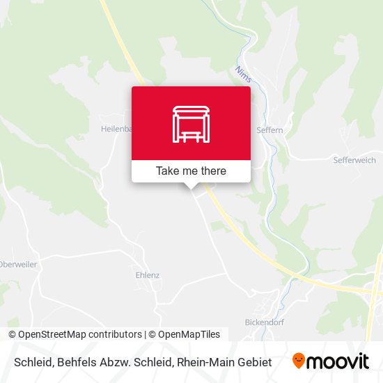 Schleid, Behfels Abzw. Schleid map