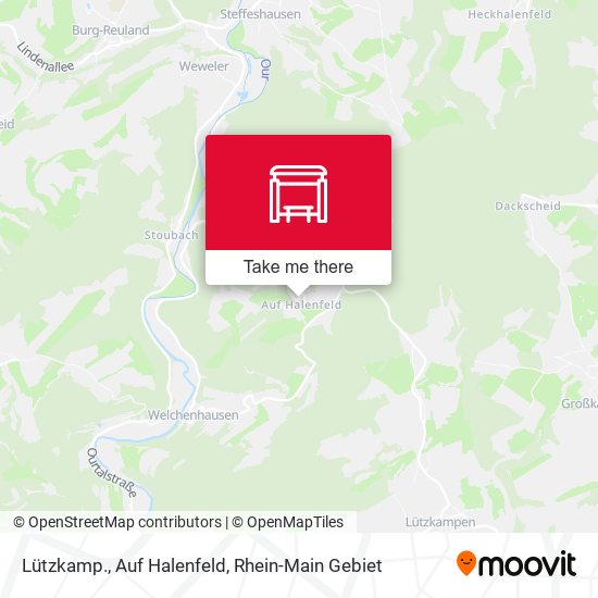 Lützkamp., Auf Halenfeld map