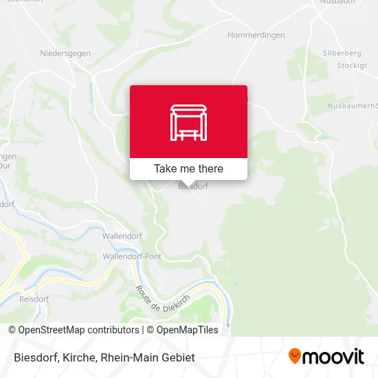 Biesdorf, Kirche map