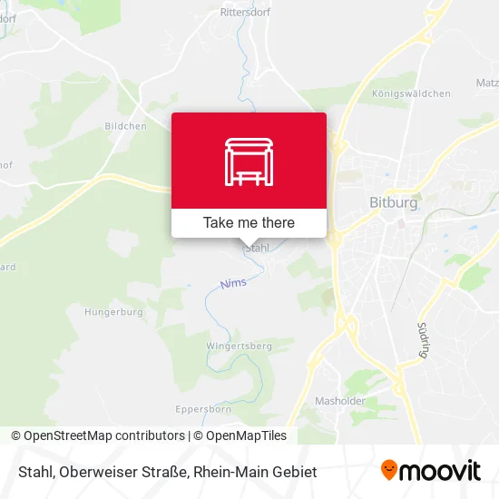 Карта Stahl, Oberweiser Straße