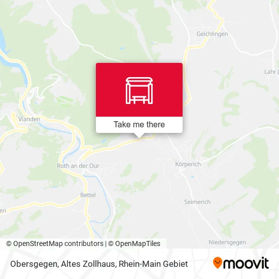 Карта Obersgegen, Altes Zollhaus