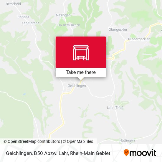 Geichlingen, B50 Abzw. Lahr map