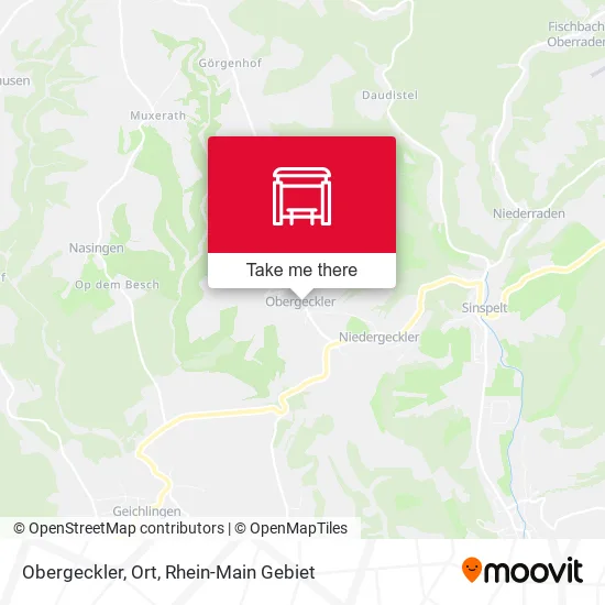 Карта Obergeckler, Ort