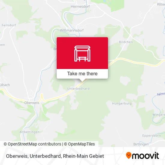 Карта Oberweis, Unterbedhard