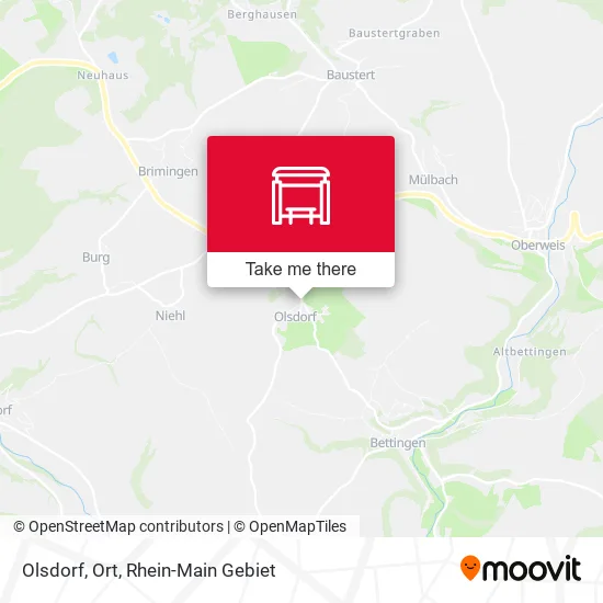 Карта Olsdorf, Ort