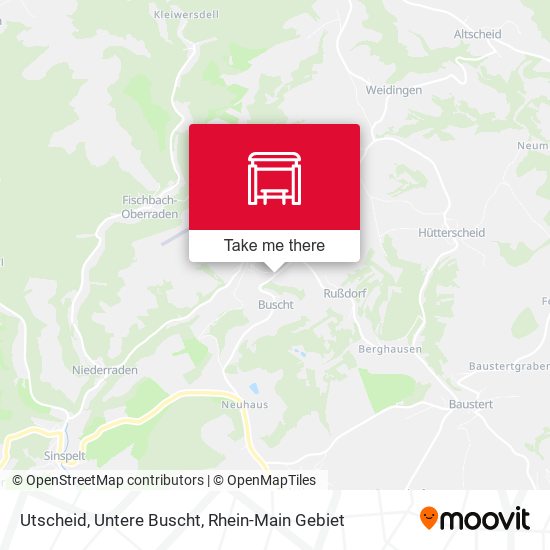 Карта Utscheid, Untere Buscht