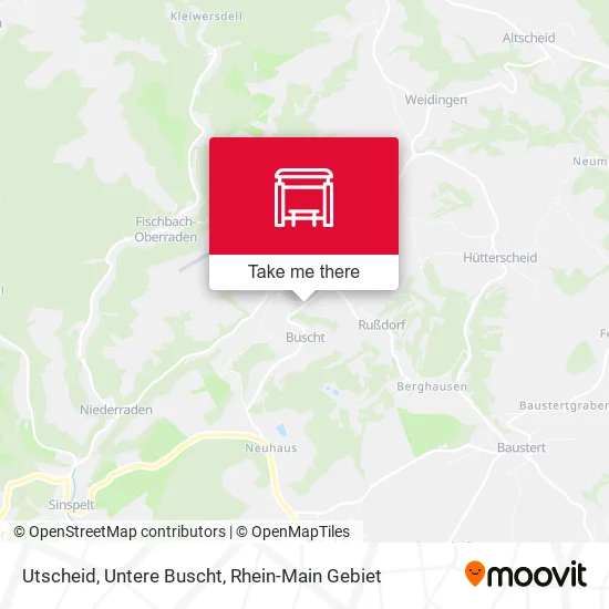 Карта Utscheid, Untere Buscht