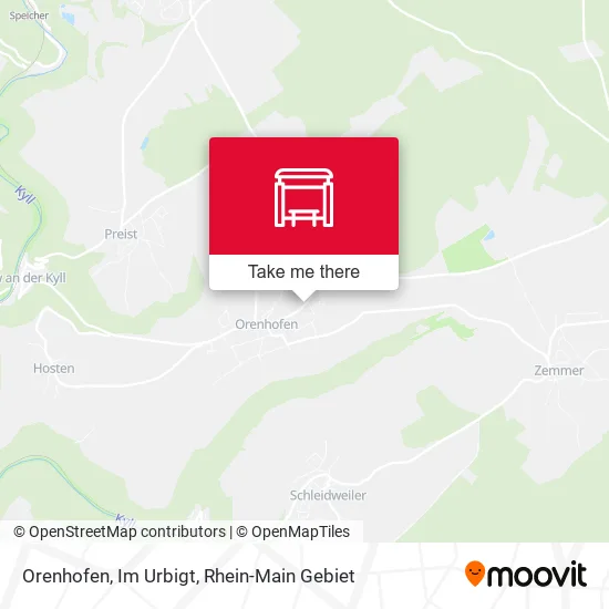 Карта Orenhofen, Im Urbigt