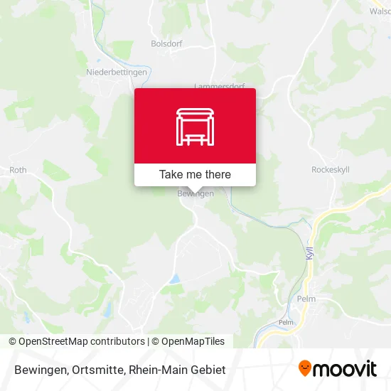 Карта Bewingen, Ortsmitte