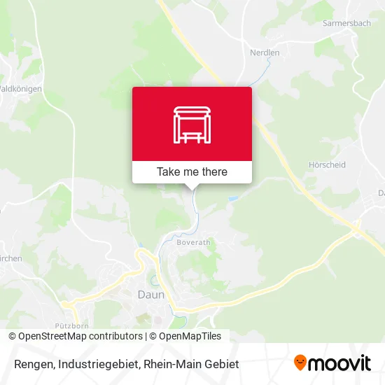 Карта Rengen, Industriegebiet