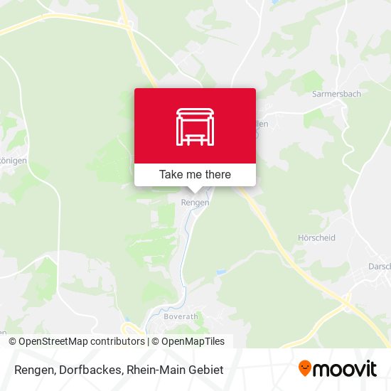 Карта Rengen, Dorfbackes