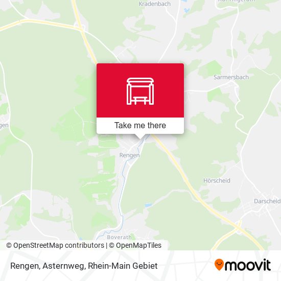 Карта Rengen, Asternweg