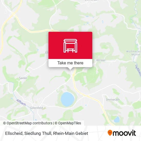 Карта Ellscheid, Siedlung Thull