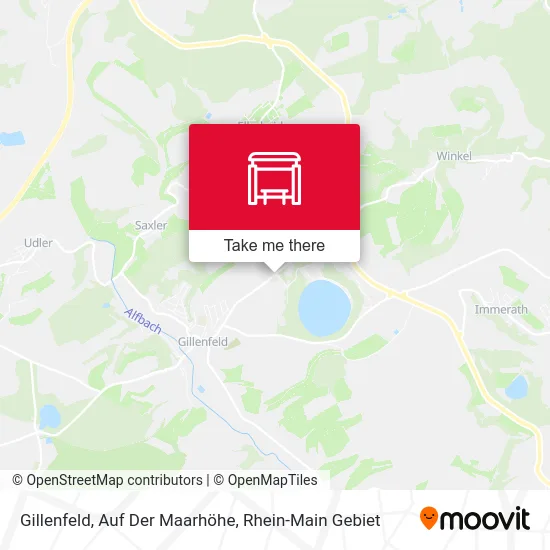 Карта Gillenfeld, Auf Der Maarhöhe
