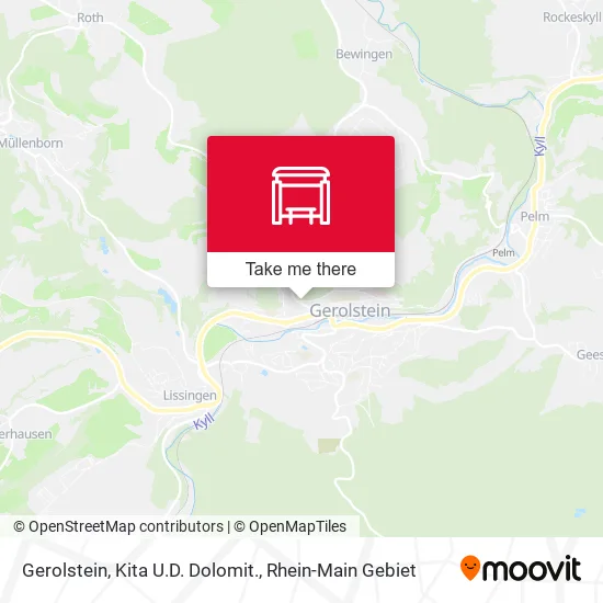 Карта Gerolstein, Kita U.D. Dolomit.