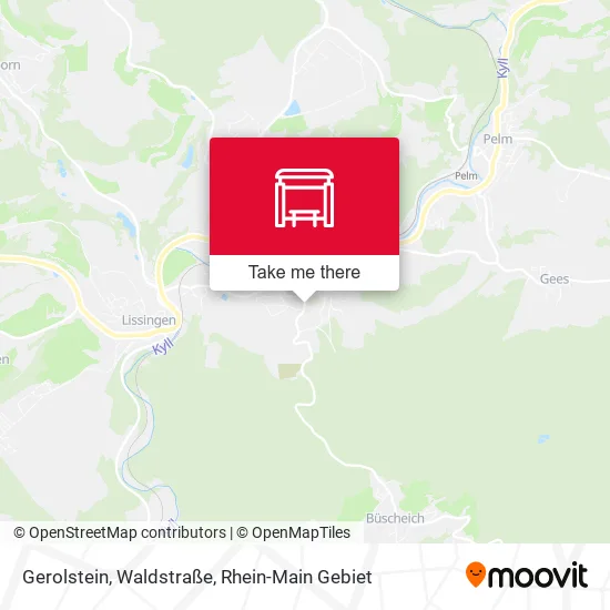 Карта Gerolstein, Waldstraße