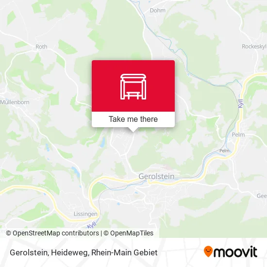 Gerolstein, Heideweg map