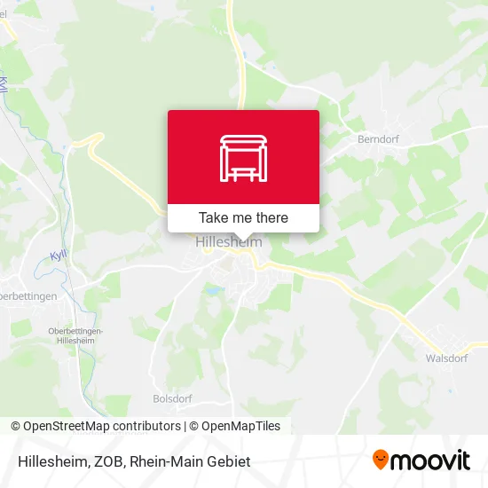 Карта Hillesheim, ZOB