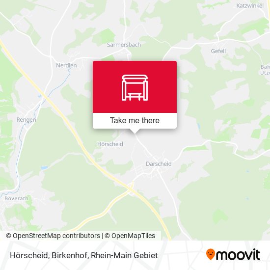 Hörscheid, Birkenhof map