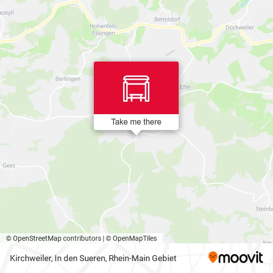 Карта Kirchweiler, In den Sueren