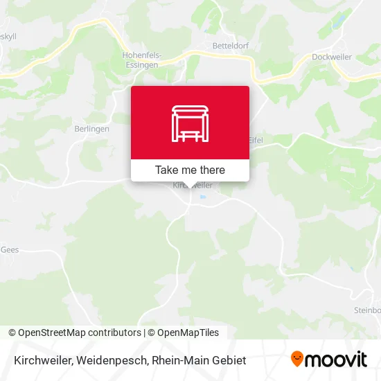 Карта Kirchweiler, Weidenpesch