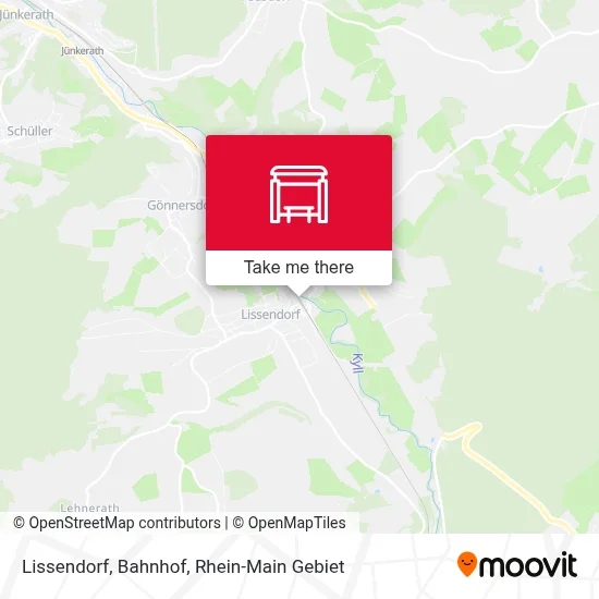 Lissendorf, Bahnhof map