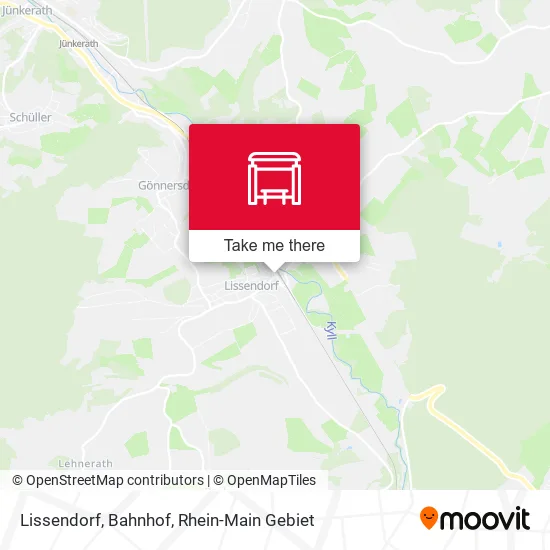 Lissendorf, Bahnhof map