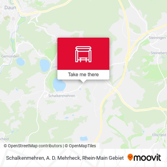 Schalkenmehren, A. D. Mehrheck map