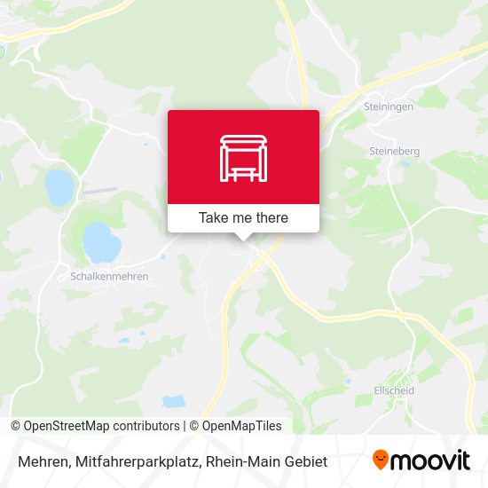 Карта Mehren, Mitfahrerparkplatz