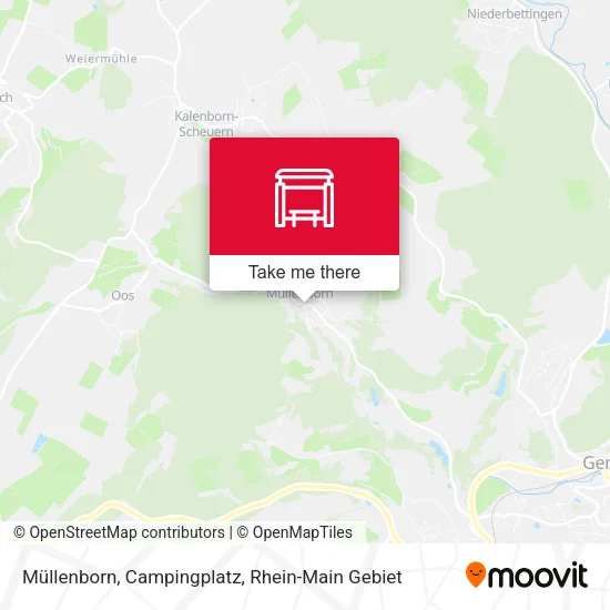 Карта Müllenborn, Campingplatz