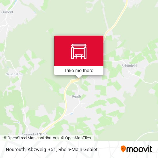 Карта Neureuth, Abzweig B51