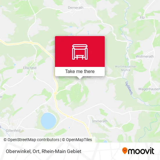 Карта Oberwinkel, Ort