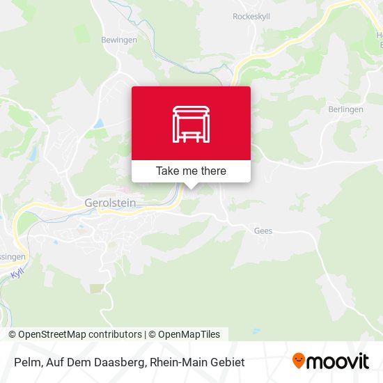 Карта Pelm, Auf Dem Daasberg