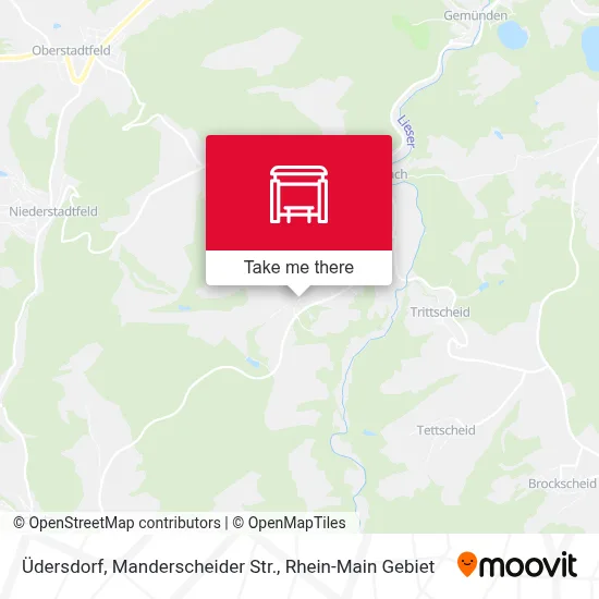 Üdersdorf, Manderscheider Str. map