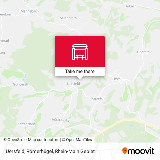 Uersfeld, Römerhügel map