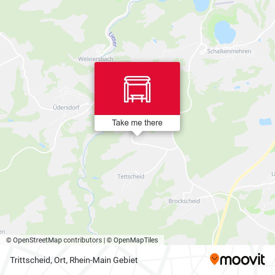 Карта Trittscheid, Ort
