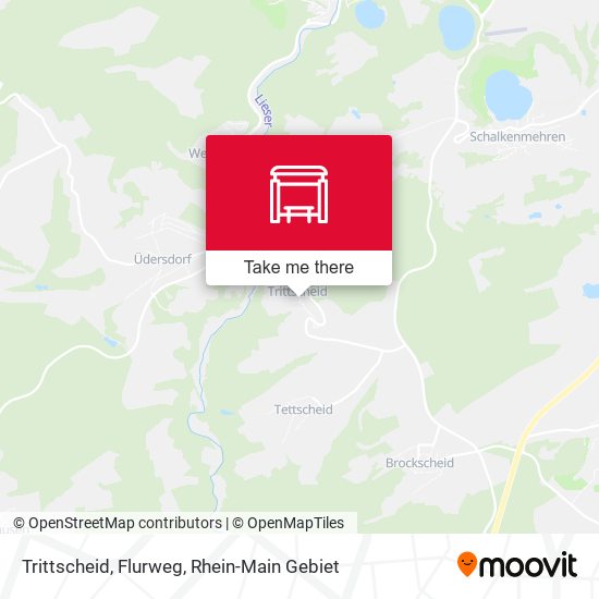 Карта Trittscheid, Flurweg