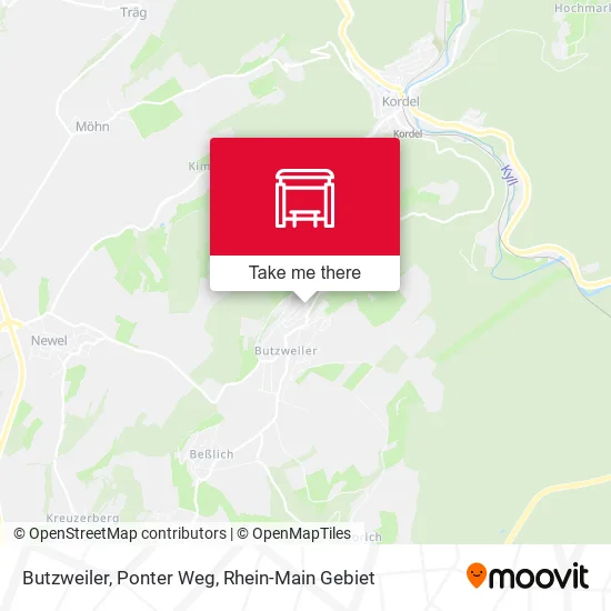 Карта Butzweiler, Ponter Weg