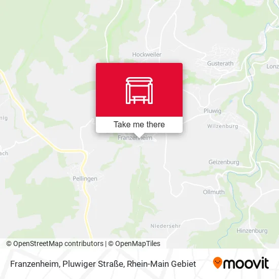 Карта Franzenheim, Pluwiger Straße