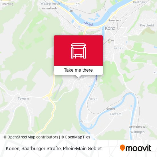 Könen, Saarburger Straße map
