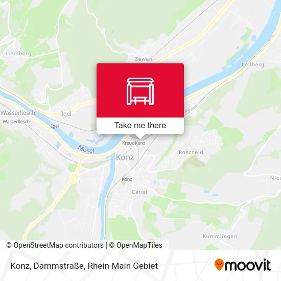 Карта Konz, Dammstraße