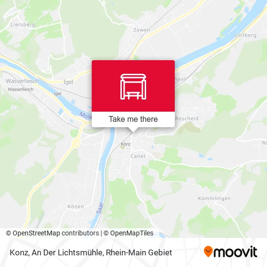 Карта Konz, An Der Lichtsmühle