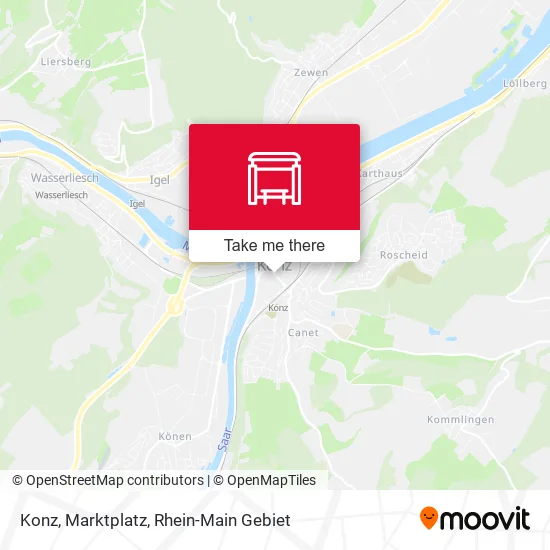 Карта Konz, Marktplatz