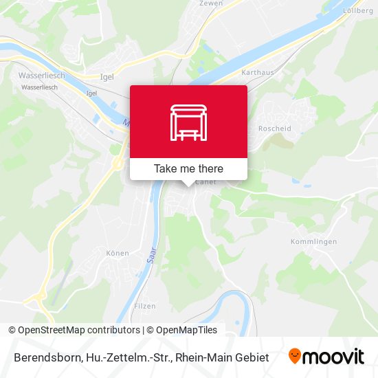 Berendsborn, Hu.-Zettelm.-Str. map