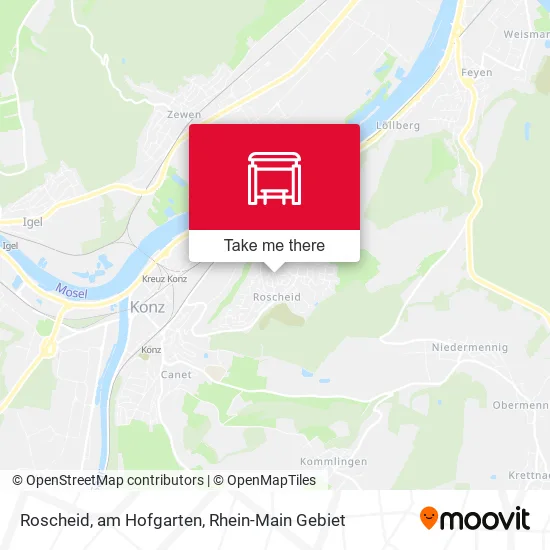 Карта Roscheid, am Hofgarten