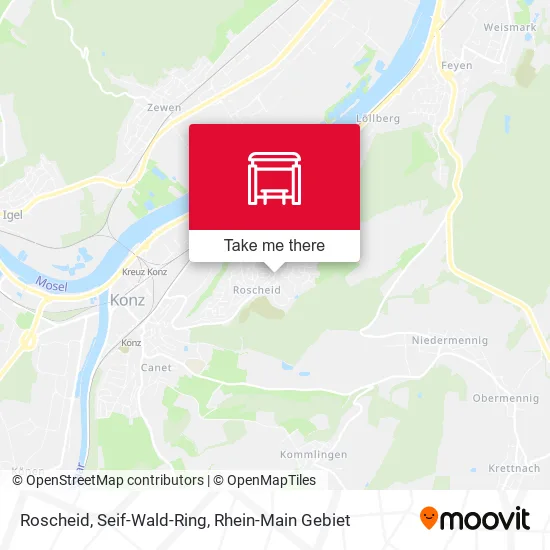 Карта Roscheid, Seif-Wald-Ring