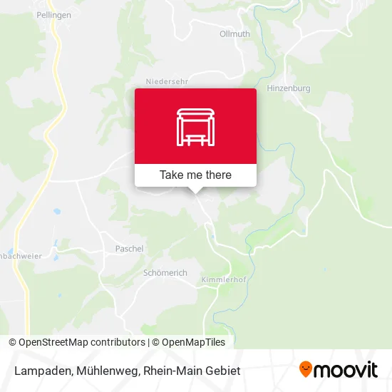 Карта Lampaden, Mühlenweg