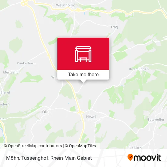 Möhn, Tussenghof map