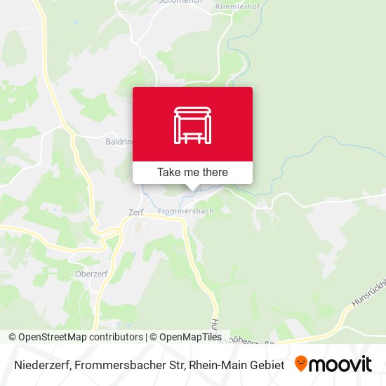 Карта Niederzerf, Frommersbacher Str