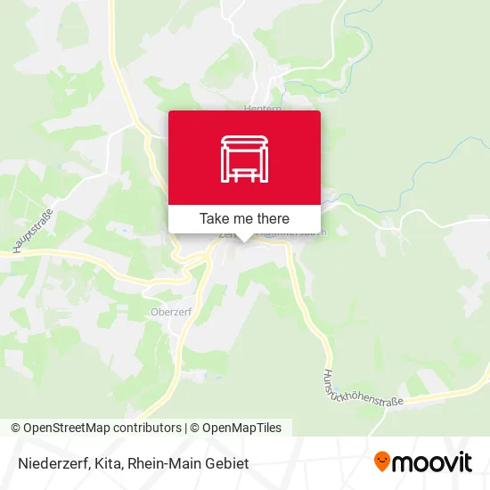 Карта Niederzerf, Kita